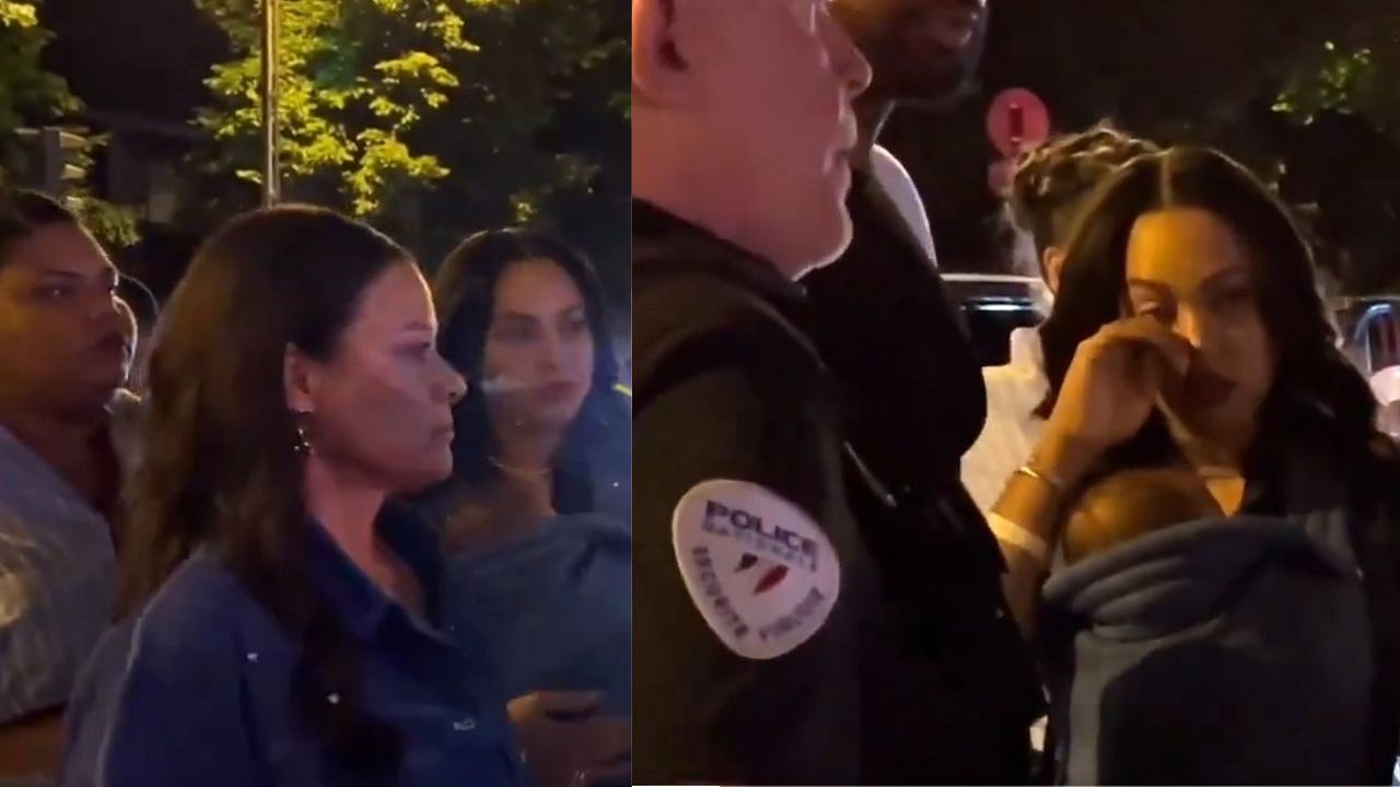 Draymond Green, Isha Curry et Sonya Curry ont une altercation avec la police française et il semble que l’enfant de Steph Curry ait été battu