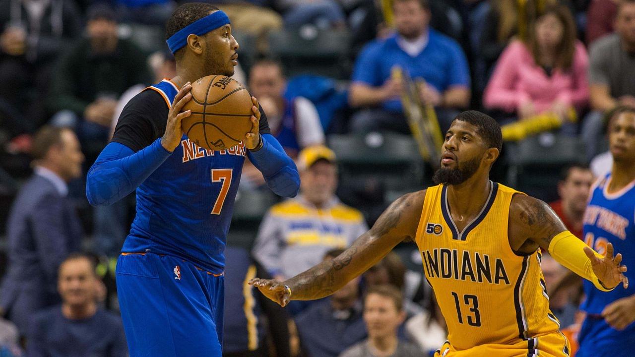 Carmelo Anthony and Paul George