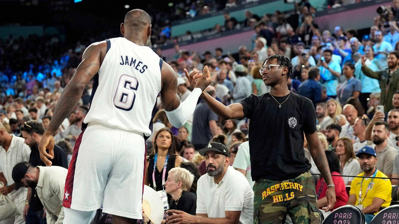 LeBron and Bryce James