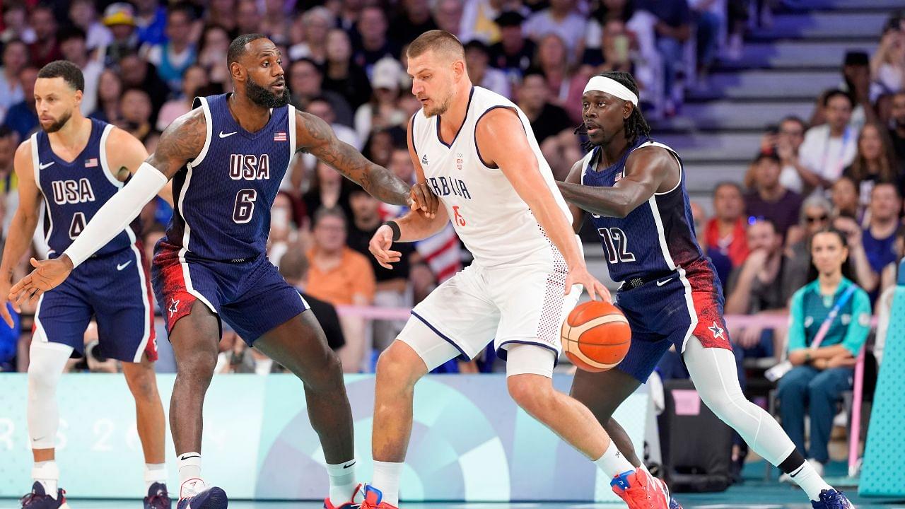 Stephen Curry. LeBron James, Nikola Jokic, and Jrue Holiday