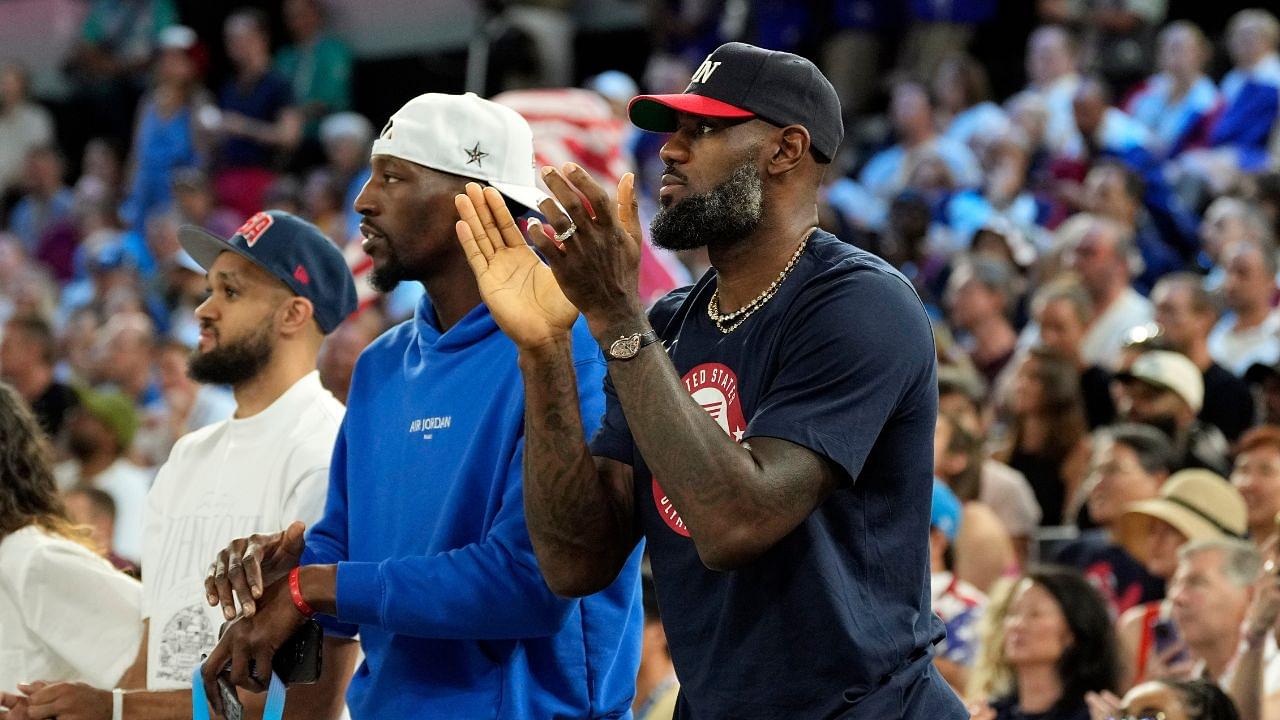 LeBron James Flaunts $300,000 Cartier Crash Skeleton While Supporting A’ja Wilson and Team USA in Gold Medal Game