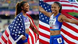 Gabby Thomas Swoops In With a Golden Hattrick to Match Track Legend Allyson Felix’s Historic Record