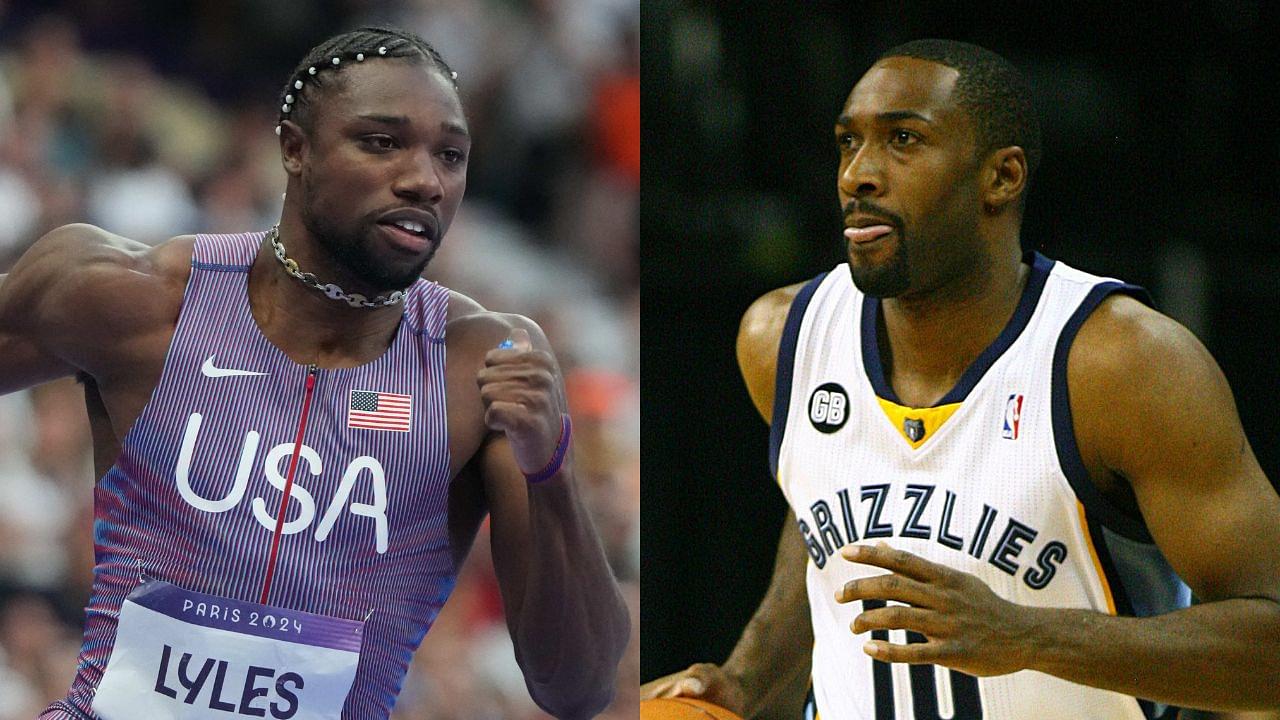 Noah Lyles and Gilbert Arenas