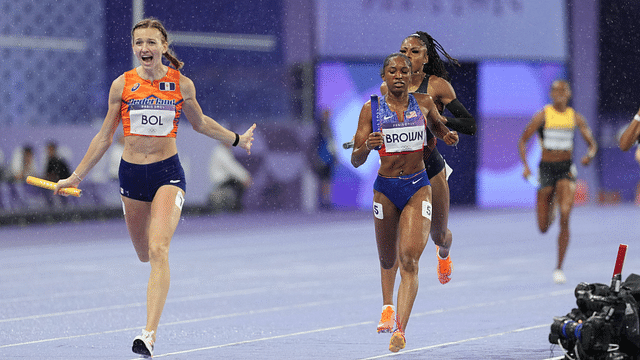 Justin Gatlin and Rodney Green Awestruck by Femke Bol’s Split in the Mixed 4x400M Relay at Paris Olympics