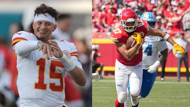 Patrick Mahomes and Travis Kelce