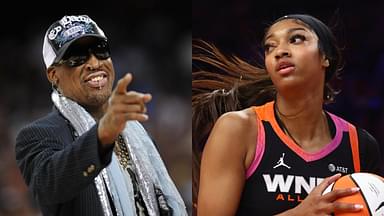 Dennis Rodman and Angel Reese