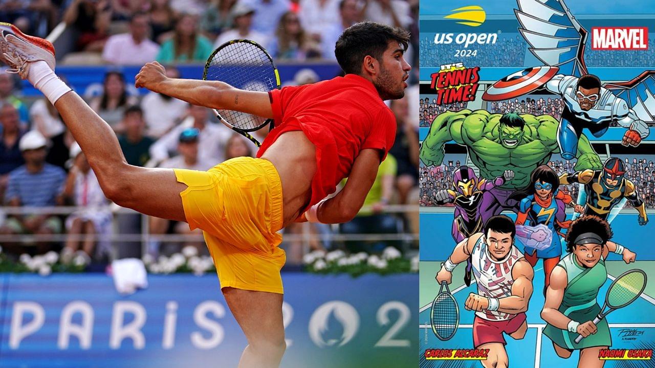 US Open Gets Carlos Alcaraz's Animated Version Completely Wrong in New Poster