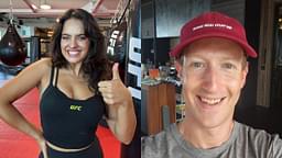 Mark Zuckerberg Reacts Bruce Buffer Style as He Receives Nina Maria Daniele’s Praise Over ACL Recovery, Other UFC Stars React Too