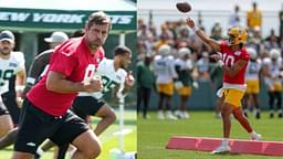 Aaron Rodgers and Jordan Love