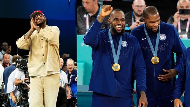 “Felt Like I Was on the Team”: Carmelo Anthony Recalls ‘Coaching’ LeBron James and Kevin Durant During Paris Olympics