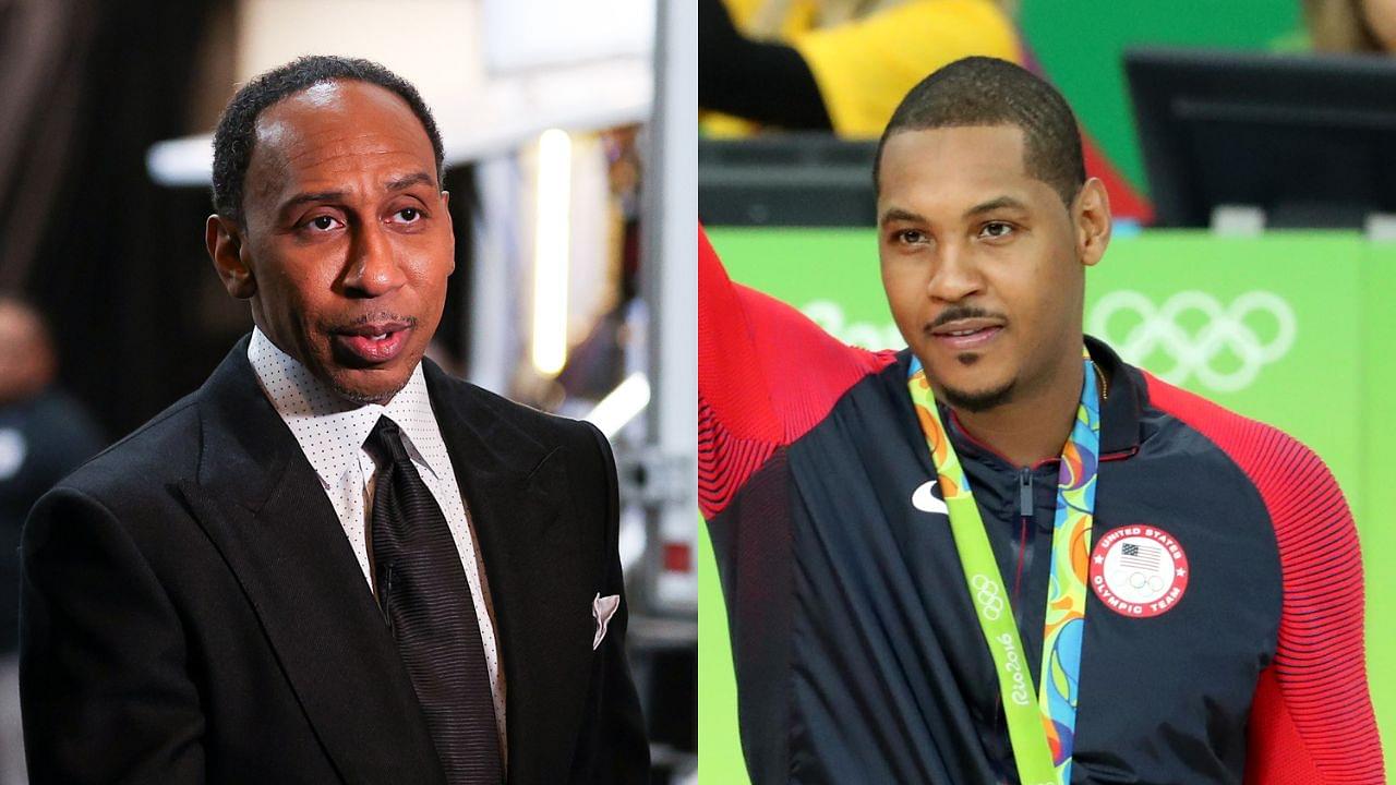 Stephen A. Smith and Carmelo Anthony