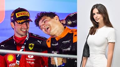 Carlos Sainz Once Used Supermodel Emily Ratajkowski to Roast Lando Norris