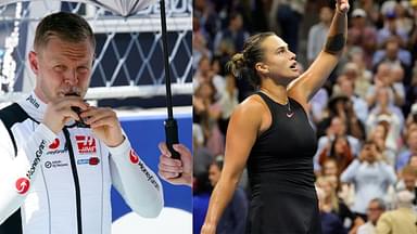 Aryna Sabalenka Gives Flying Kiss to Kevin Magnussen After F1 Star Assures His Support at WTA Finals