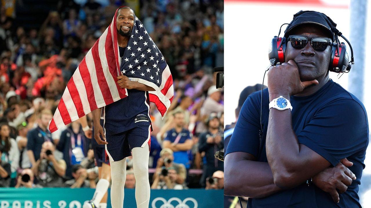 Why Kevin Durant Forces House Visitors To Watch Michael Jordan Highlights