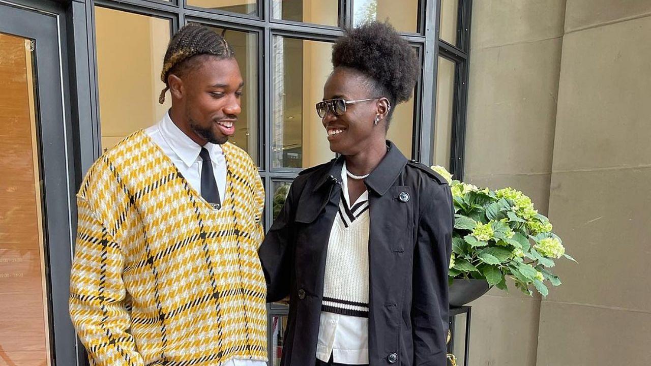 Noah Lyles Hypes Up Girlfriend Junelle Bromfield Ahead of Her Debut Fashion Week