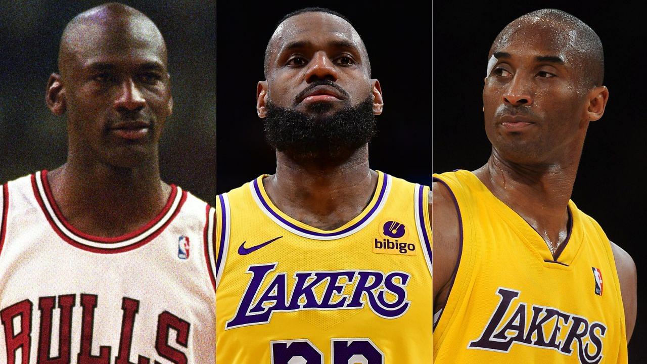 Michael Jordan, LeBron James, and Kobe Bryant