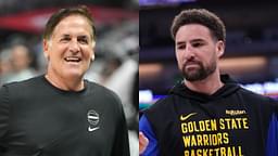 Mark Cuban and Klay Thompson