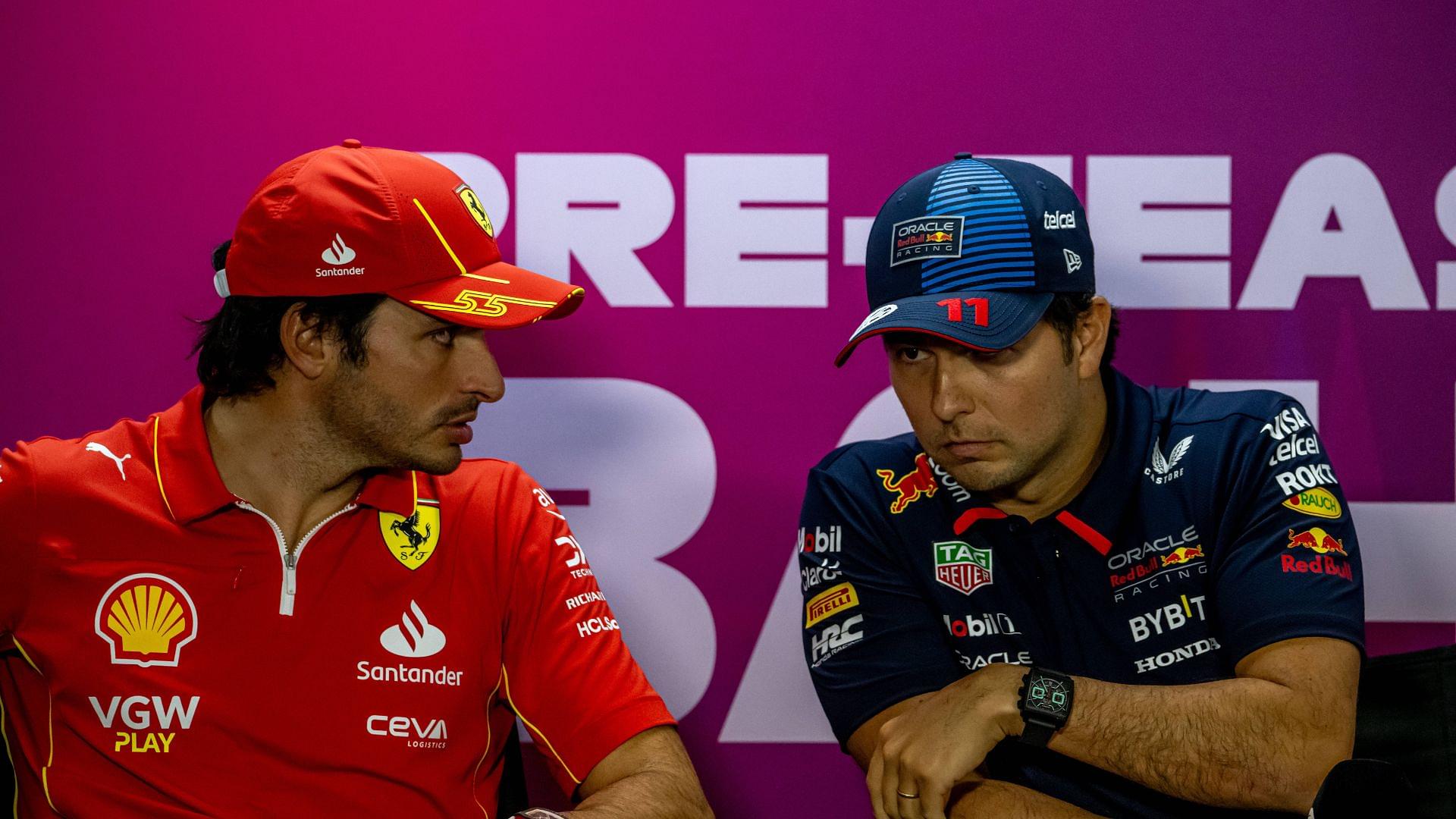 "This Sport is so Sh*t Sometimes:" Carlos Sainz on Crash with Sergio Perez in Azerbaijan GP