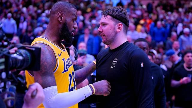 LeBron James and Luka Doncic