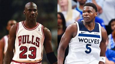 Michael Jordan and Anthony Edwards