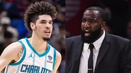 LaMelo Ball and Kendrick Perkins