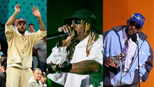 "That Sounds Nuts": Carmelo Anthony Shocked Lil Wayne Not Performing At Superbowl But Doesn't Put Down Kendrick Lamar