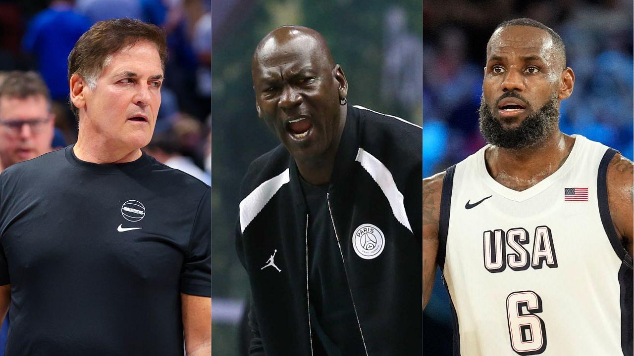 Mark Cuban, Michael Jordan and LeBron James