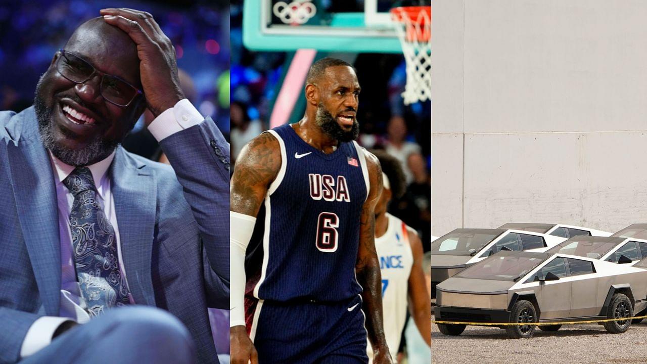 “I Am Suing Effortless Motors”: Shaquille O’Neal Pokes Fun at LeBron James After Getting His Widebody Cybertruck