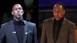 Kevin Garnett and Stephen A. Smith