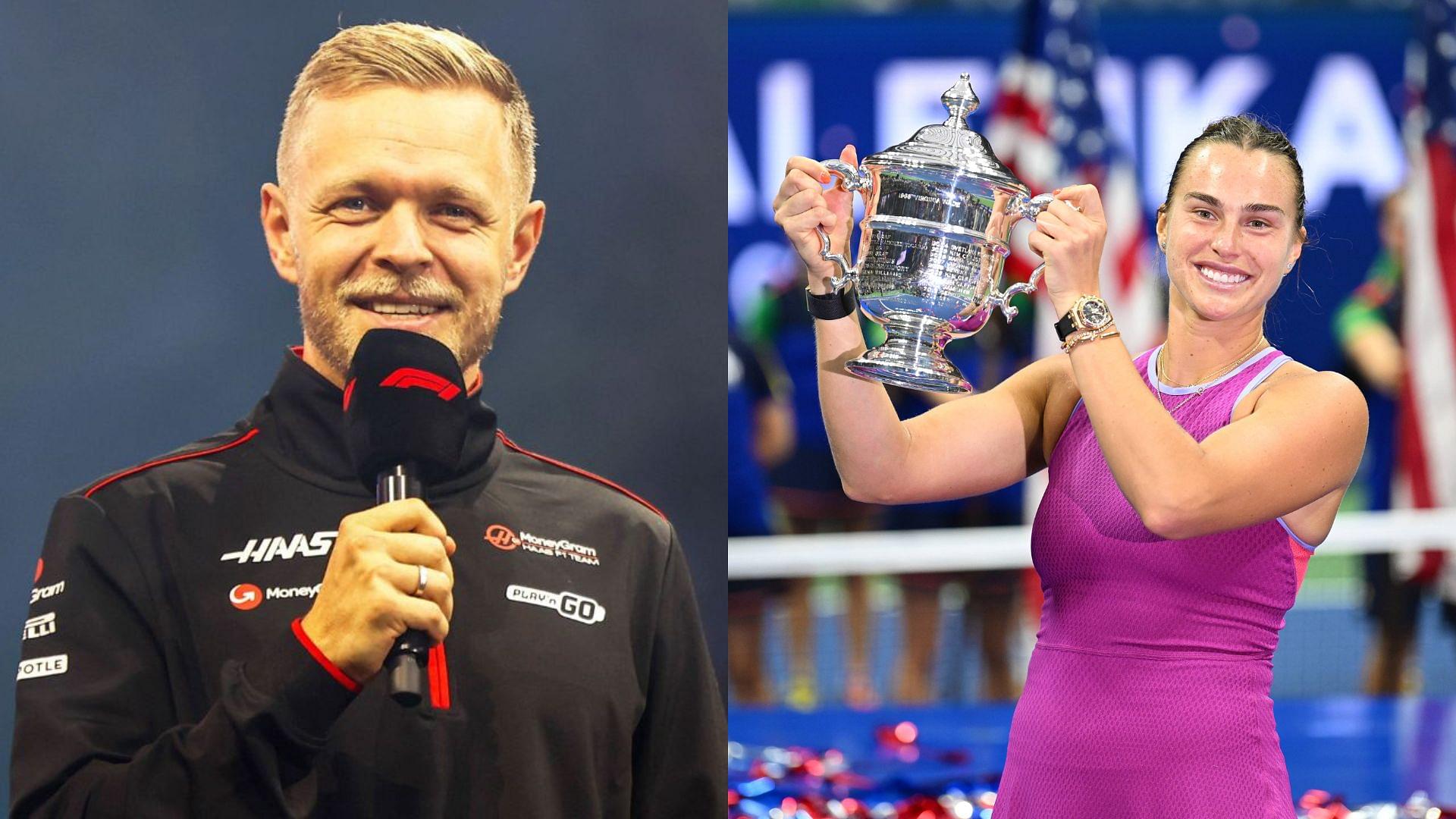 F1 Star Kevin Magnussen Joins 2.1 Million Fans to Congratulate Aryna Sabalenka on US Open Win