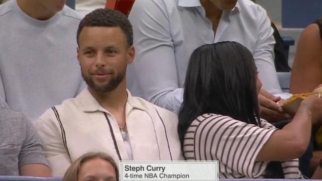 Stephen Curry Excites Fans With Arthur Ashe Appearance to Show Support For Jessica Pegula