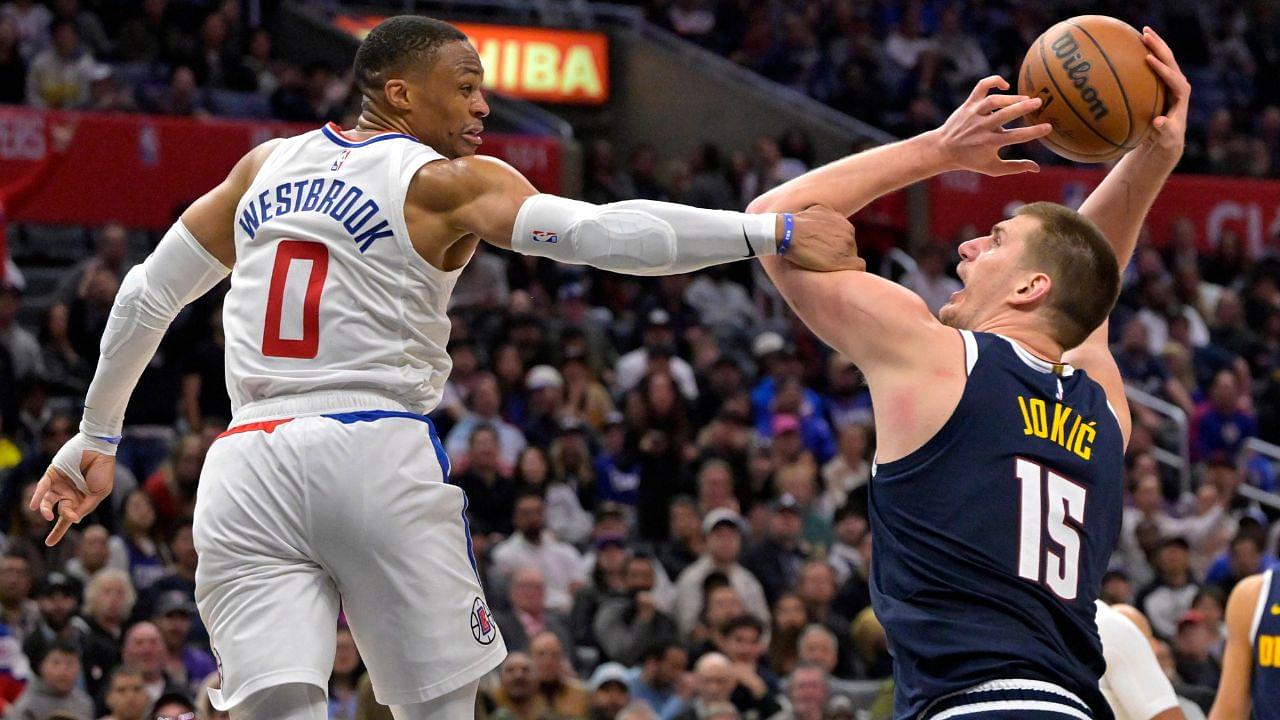 Russell Westbrook and Nikola Jokic