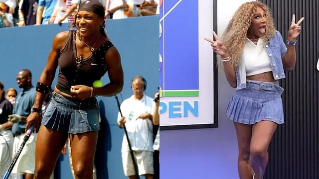 Serena Williams Recreates Andre Agassi-Inspired 2004 US Open Look While Watching Jannik Sinner Match