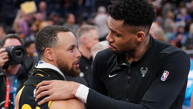 Stephen Curry and Giannis Antetokounmpo