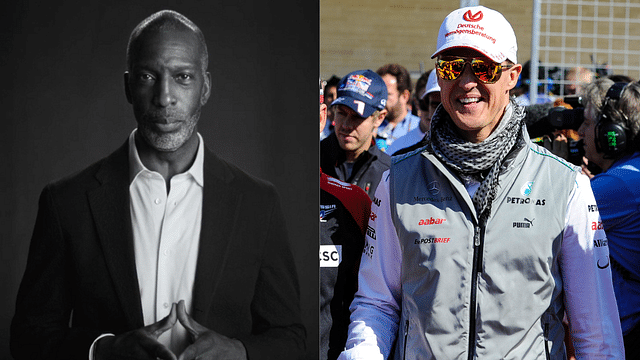 Michael Johnson Recalls His ‘First Formula One Race’ and Iconic Encounter With Legend Michael Schumacher