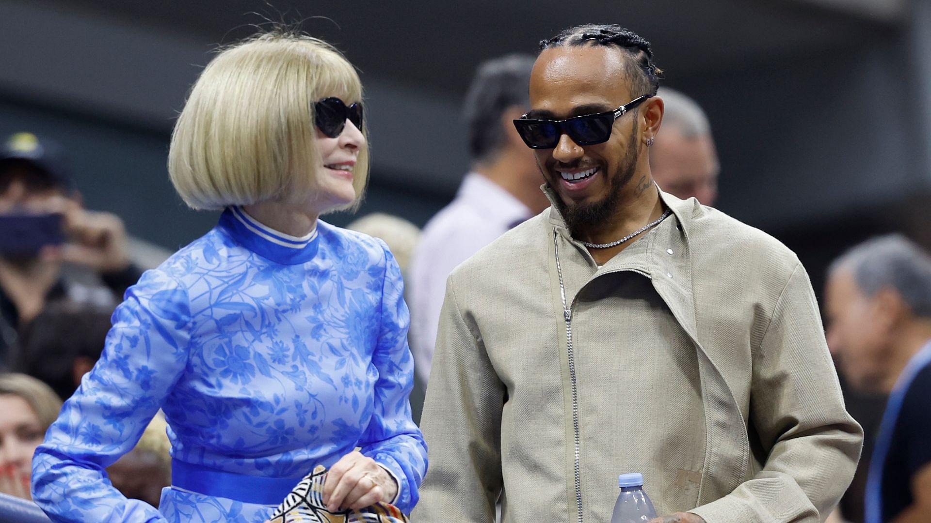 Lewis Hamilton On His Friendship With Anna Wintour: "We Enjoy Watching Tennis Together"