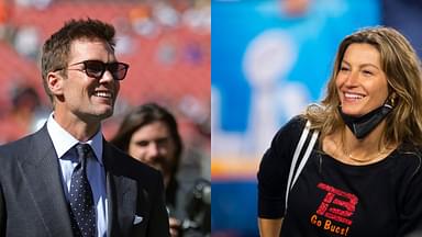 Tom Brady (L) and Gisele Bündchen (R).