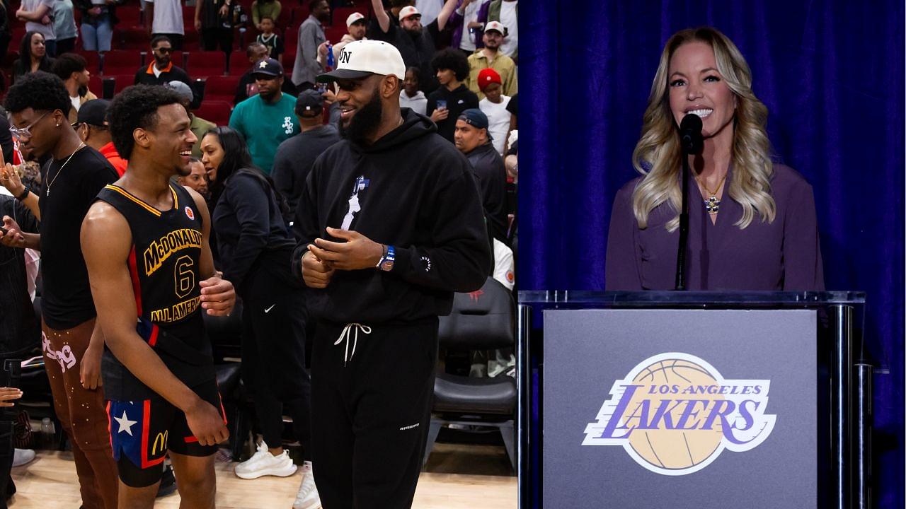 "Never Had The Conversation With LeBron And Bronny James": Jeanie Buss On Balancing Workplace-Family Relationships