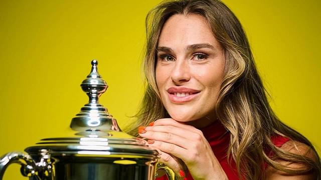 Aryna Sabalenka looked stunning in red dress after US Open victory