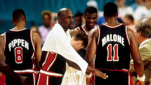 “Pick on Somebody Your Own Size”: Karl Malone Revisited How Michael Jordan Reacted To Taunt From Jazz Owner