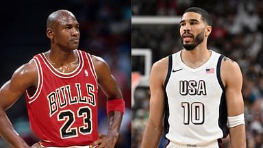 Michael Jordan and Jayson Tatum