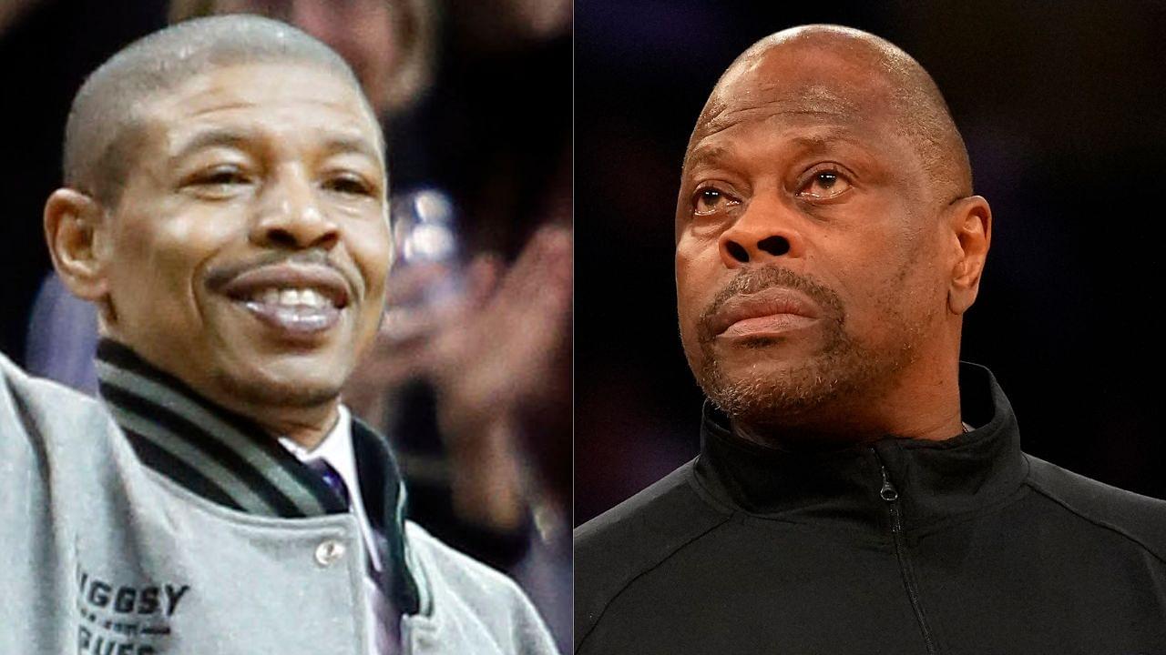 Muggsy Bogues and Patrick Ewing