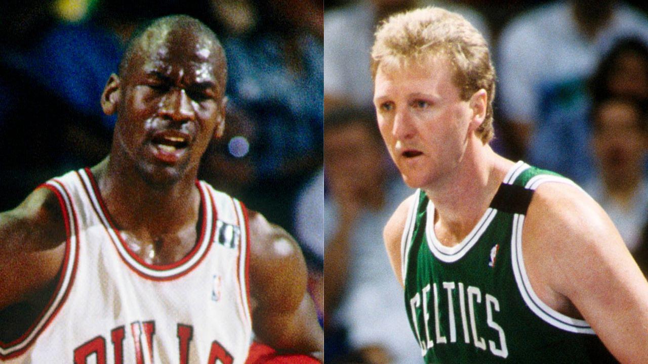 Michael Jordan and Larry Bird