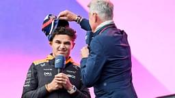 David Coulthard Pours a Bottle of Water on Lando Norris’ Head After Singapore GP Triumph