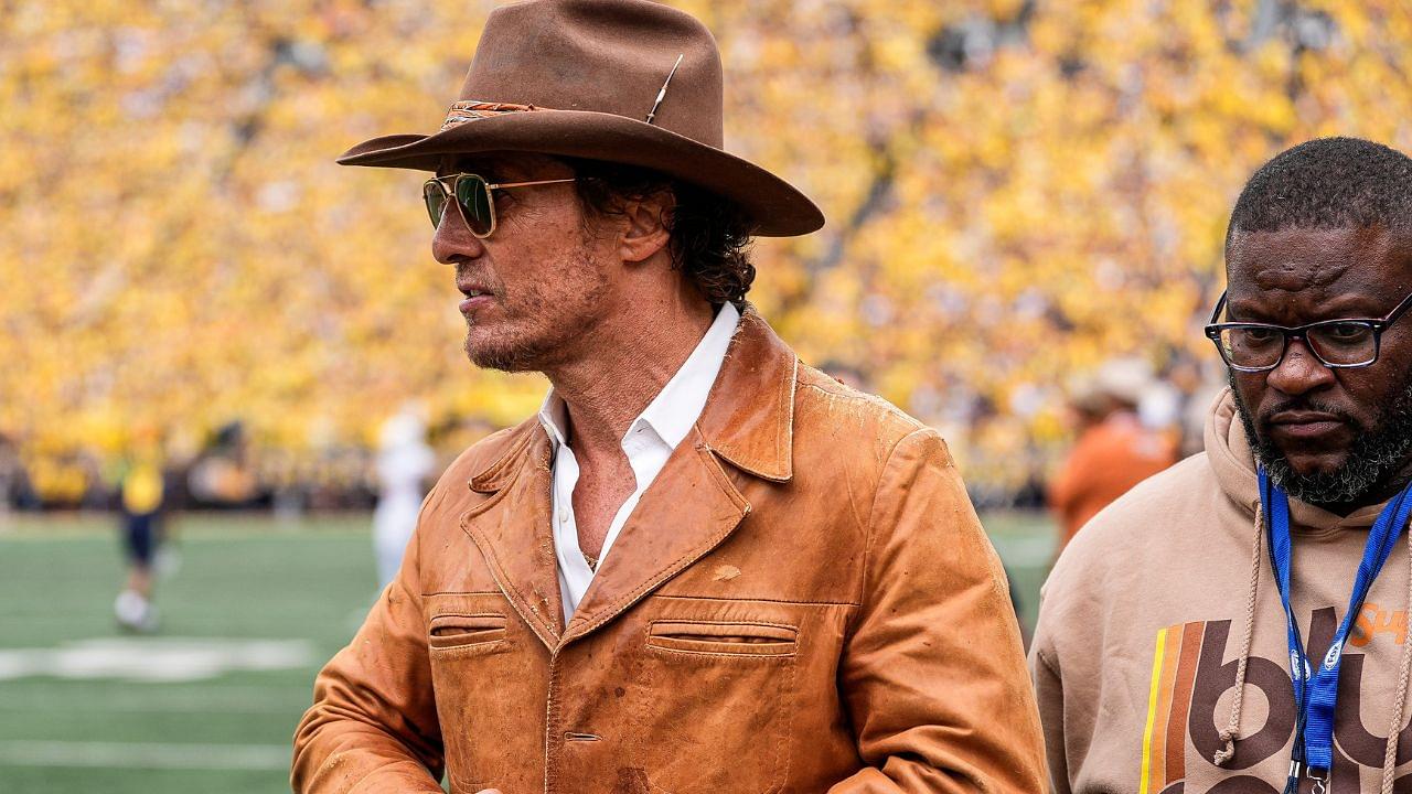 Before Getting Boo’d in Michigan, Matthew McConaughey Warned Derek Jeter and Wolverines About the Longhorns