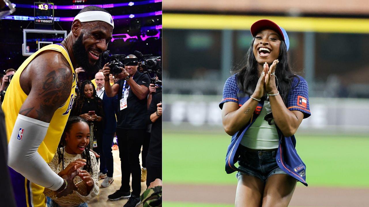 LeBron James Loves The Example Simone Biles Set For His Daughter Zhuri As He Gushes Over Olympic Gymnastics