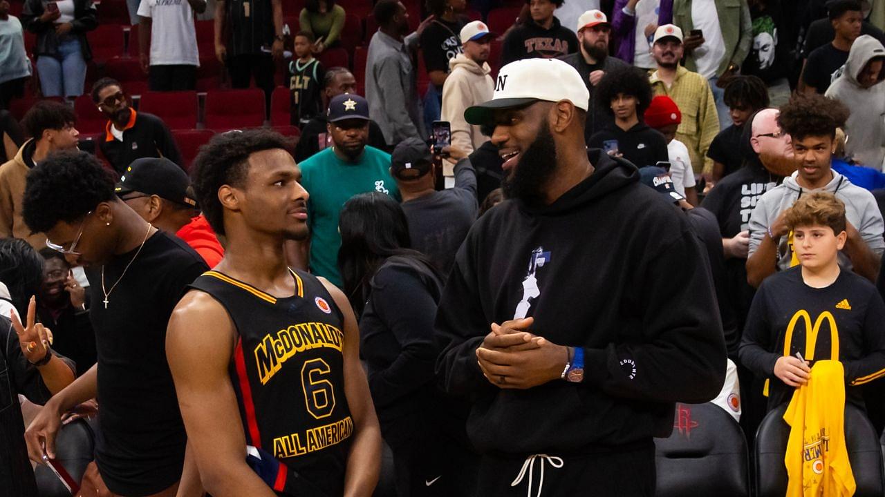 LeBron James Admits To 'Losing Focus' With Bronny On The Same Court As Him