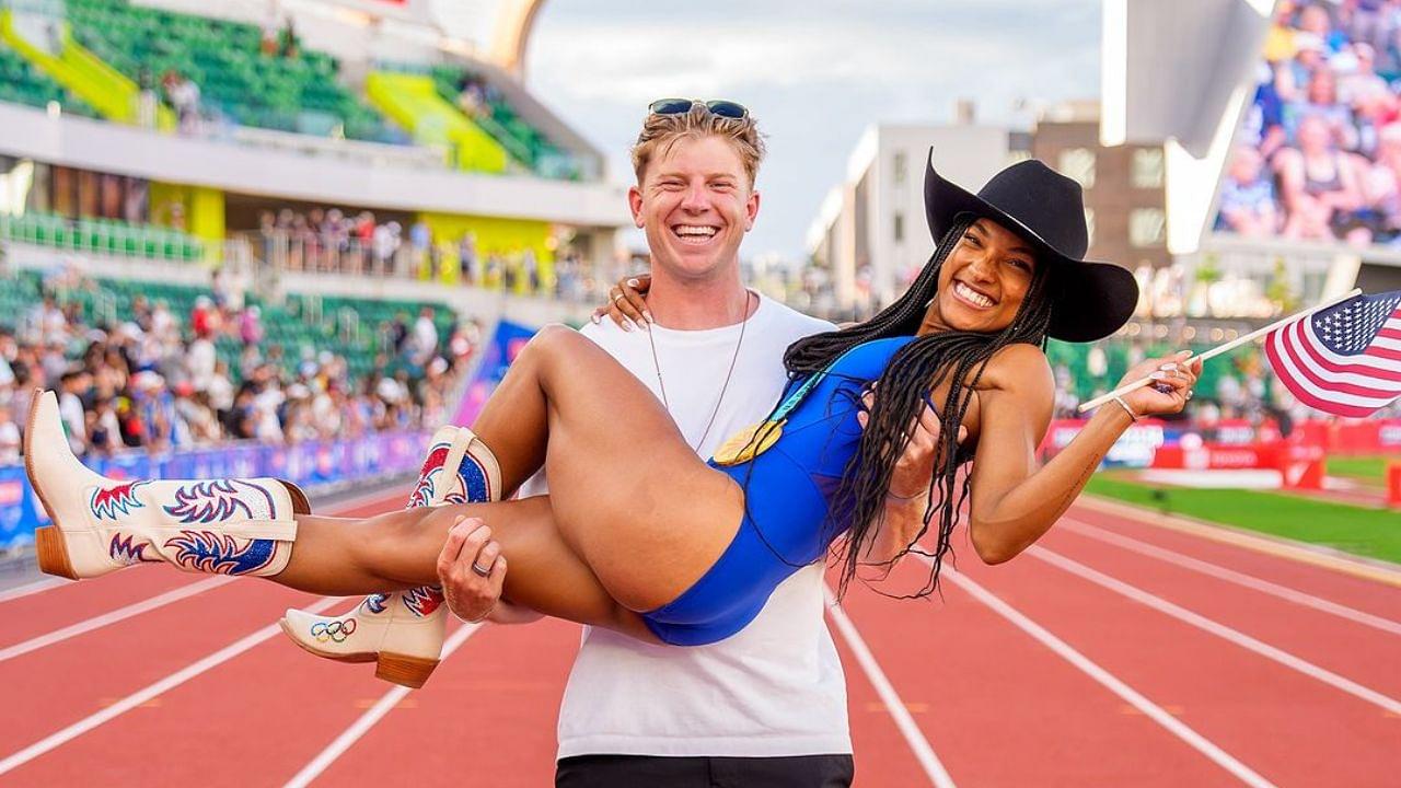 Tara Davis-Woodhall Reflects on Husband Hunter’s Victory: “Knew He Was Going to Win”