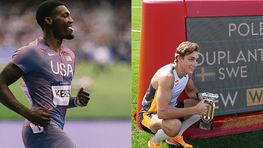 ‘Coach’ Fred Kerley Celebrates First Victory as Mondo Duplantis Shines in 100M Sprint