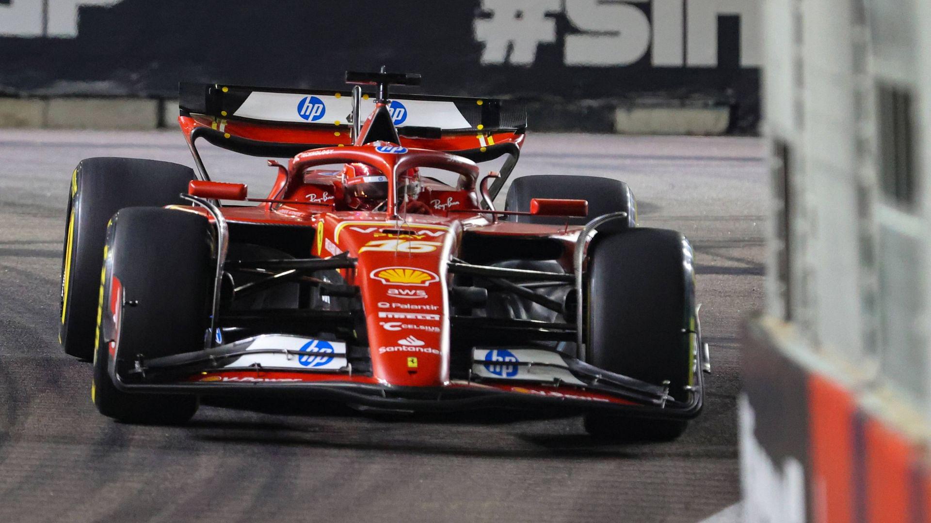 Ferrari Receives $5,585 Fine Ahead of Singapore GP Qualifying